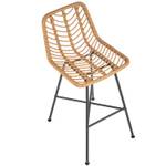 Gartenhocker Braun - Rattan - 113 x 46 x 43 cm