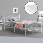 Metallbett Apolda mit Matratze Breite: 125 cm