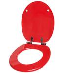 WC-Sitz mit Absenkautomatik Rot