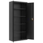 Aktenschrank 299865-2 Schwarz - Höhe: 200 cm