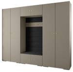 Garderobe Inova 2 Z9 Schwarz - Gold - Grau - Gold