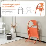 Chaises de Salle WO76936(lot de 2) Orange - Matière plastique - 60 x 80 x 56 cm