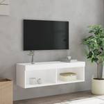 TV-Schrank mit LED-Leuchten D831 Weiß