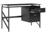 Bureau MORITON Noir - Bois manufacturé - 117 x 76 x 57 cm