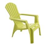 Fauteuil Adirondack en résine polypropyl Vert - Matière plastique - 81 x 85 x 74 cm