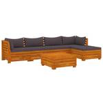 Garten-Lounge-Set (6-teilig) 3087326 Grau