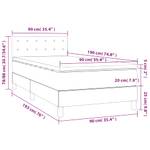 Boxspringbett 3017290-25 Dunkelblau - Tiefe: 193 cm