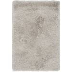 Tapis shaggy tufté FLOOD Argenté - 100 x 150 cm