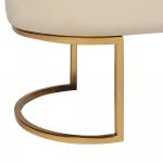 Tabouret ZALI Blanc crème