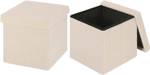 Sitzhocker Eugenia(2er Set) Beige