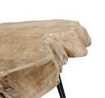 Couchtisch PARANA Beige - Massivholz - Holzart/Dekor - 55 x 51 x 53 cm