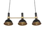 Lampe suspension BELES Noir - Doré - Métal - 82 x 107 x 20 cm