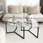 Table basse Dmotoles Noir - Verre - 58 x 40 x 82 cm