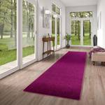 Hochflor Velours Läufer Teppich Luna Flieder - 100 x 300 cm