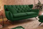 Sofa CHARME 3-Sitzer Cord Hellgrün