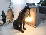 Panther Lampe Sitzender