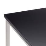 Tables basses gigognes lot de 3 Noir - Argenté - Bois manufacturé - Métal - 40 x 42 x 40 cm