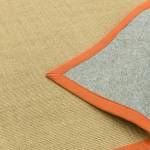 Tapis de couloir moderne en sisal LINDO Orange