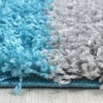 Tapis shaggy CARRÉ A 160x230 bleu Bleu - 160 x 230 cm