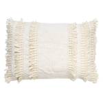 Coussin décoratif Fara Blanc