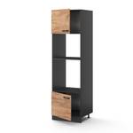 Armoire micro-ondes R-Line 34902 Anthracite - Imitation chêne truffier de sonoma