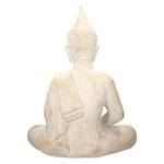 Buddha Figur 51x29x64 cm Beige/Grau Kunststoff - 29 x 64 x 51 cm