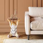 Table d'appoint Animal Tigre Orange - Matière plastique - 35 x 53 x 37 cm