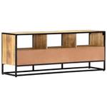 TV-Schrank D839 Braun - Massivholz - 30 x 45 x 120 cm