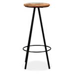 Bar-Set(3-teilig) 275128 Braun - Metall - Massivholz - Holzart/Dekor - 60 x 107 x 60 cm