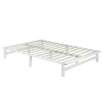 Lit palette en bois 1966 Largeur : 140 cm - Blanc