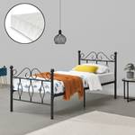 Metallbett Apolda mit Matratze Breite: 95 cm