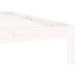 Cadre de lit 3013677 Blanc - Largeur : 104 cm