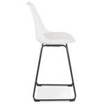 Tabouret De Bar CHOKO Noir - Blanc