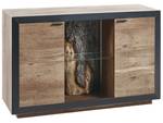 Buffet MARANA Noir - Marron - Bois manufacturé - 120 x 75 x 42 cm