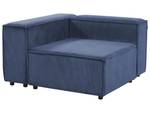 Sofaelement APRICA Schwarz - Blau - Dunkelblau - 119 x 119 cm