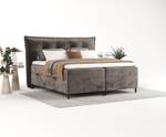 Premium Boxspringbett LasPalmas Braun - Breite: 213 cm