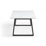 Table basse 120x60cm céramique NEVADA 02 Blanc - Céramique - 120 x 45 x 60 cm