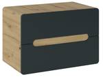 Waschtisch ARUBA COSMOS 80x4x53 Beige - Schwarz - Holzwerkstoff - Kunststoff - 80 x 53 x 4 cm