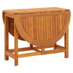 Gartentisch 42659 Braun - Holzwerkstoff - Holzart/Dekor - 130 x 72 x 130 cm