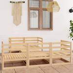 Garten-Lounge-Set Braun - Massivholz - Holzart/Dekor - 70 x 30 x 70 cm