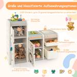 Spielzeugregal FB32343SD Beige - Kunststoff - 38 x 98 x 116 cm