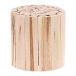 Support naturel pour pots de fleurs Marron - Bois manufacturé - 20 x 20 x 20 cm