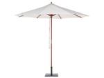 Parasol droit TOSCANA Beige - Crème - Doré - Chêne foncé