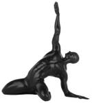 Sculpture moderne Feeling of Strengh Noir - Pierre artificielle - Matière plastique - 37 x 41 x 23 cm