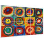 Farbstudie Wandbild Quadrate