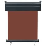 Auvent latéral de balcon 3012299-1 Marron - 65 x 50 cm