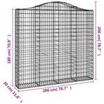 Panier de gabion 3017642-1 200 x 200 cm