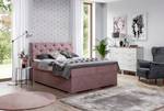 Boxspringbett DREAM Pink - Holzwerkstoff - 183 x 116 x 208 cm