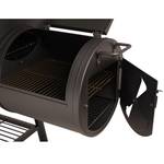 Smoker YUMA mit Vertikal-Box Schwarz - Metall - 190 x 145 x 80 cm