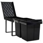 Poubelle extractible 51181 Noir - Matière plastique - 34 x 41 x 52 cm